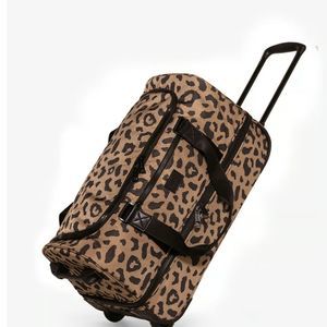 Calpak Leopard Print Travel Bag